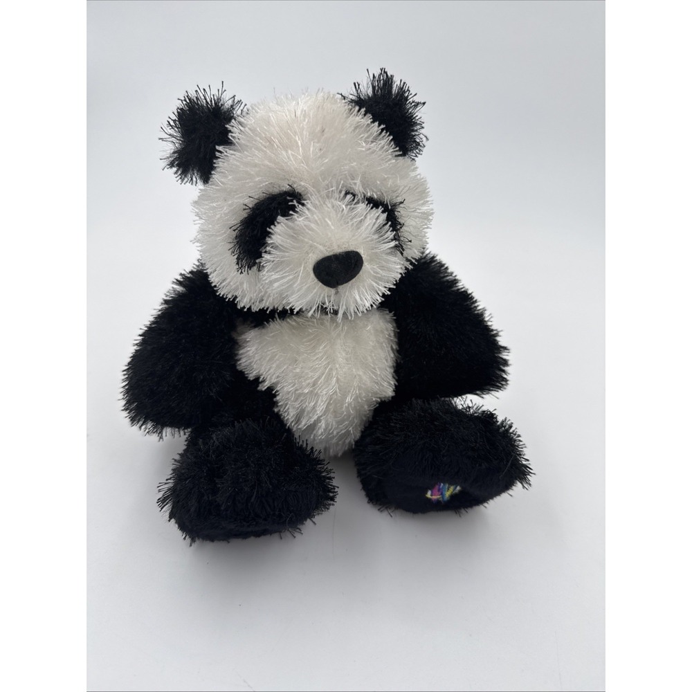 Ganz Webkinz Panda Bear 9" Plush Black White Stuffed Animal Toy NO CODE